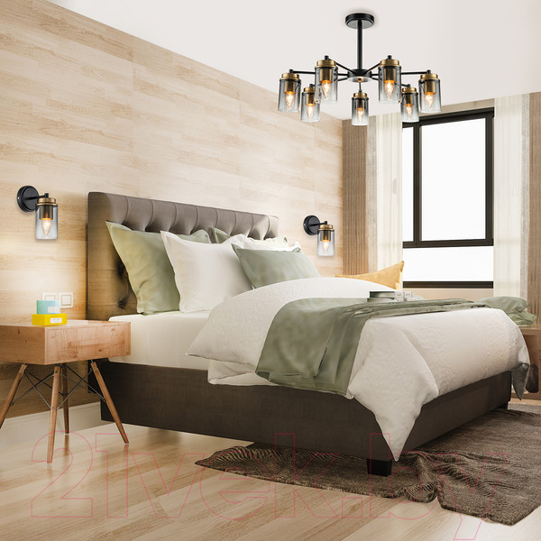 Изображение товара Люстра ESCADA 2118/7P (Black/Brass)