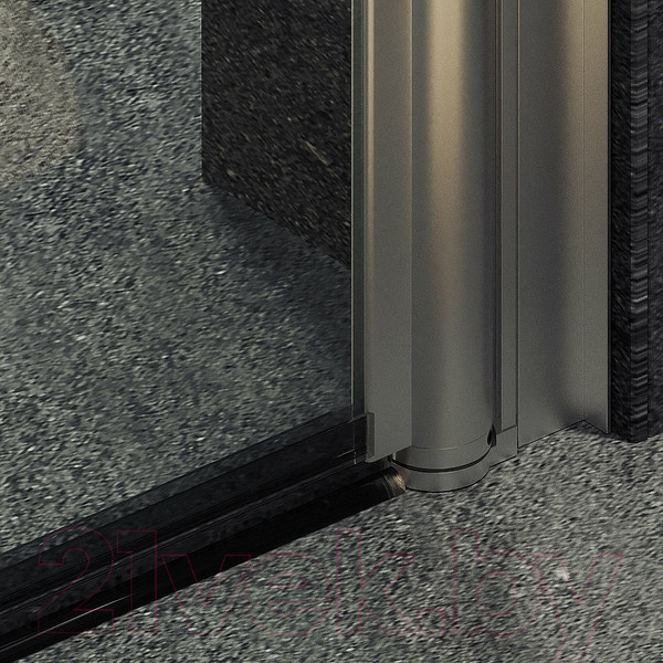 Изображение товара Душевая дверь MaybahGlass 198x60 / MGD-797-5 (прозрачное стекло/хром матовый)