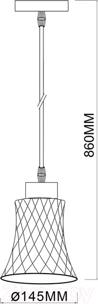 Изображение товара Потолочный светильник ESCADA 10193/1S (Amber)