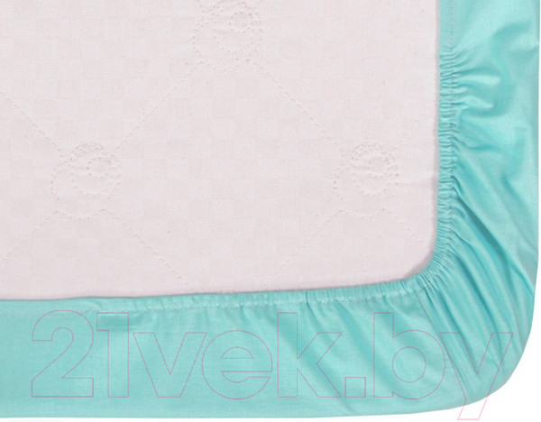 Изображение товара Простыня АртПостель Ментоловый на резинке 986 (200x200)