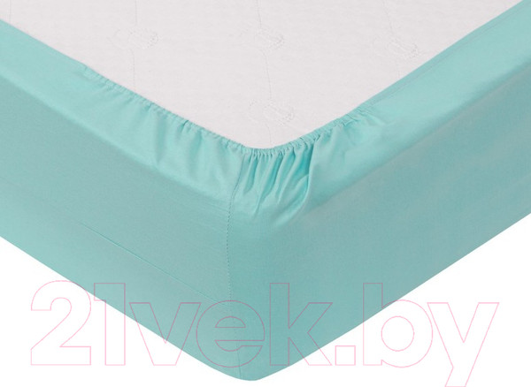 Изображение товара Простыня АртПостель Ментоловый на резинке 986 (200x200)