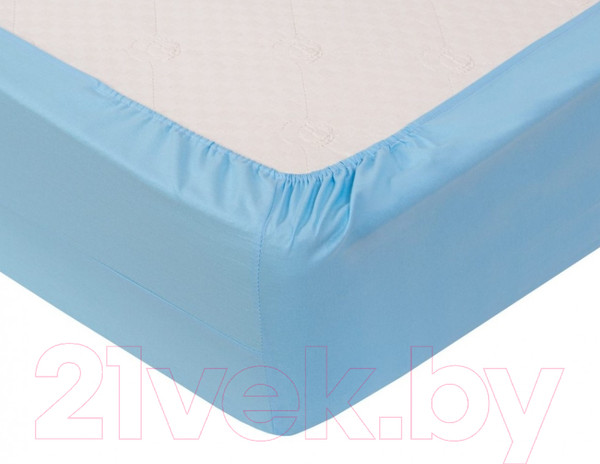 Изображение товара Простыня АртПостель Голубой на резинке 986 (200x200)
