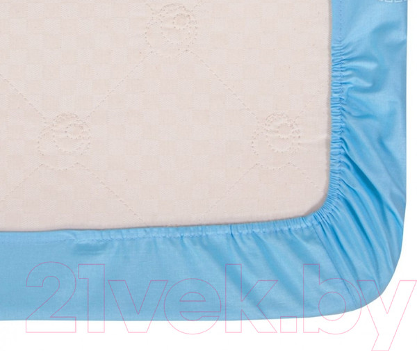 Изображение товара Простыня АртПостель Голубой на резинке 986 (200x200)