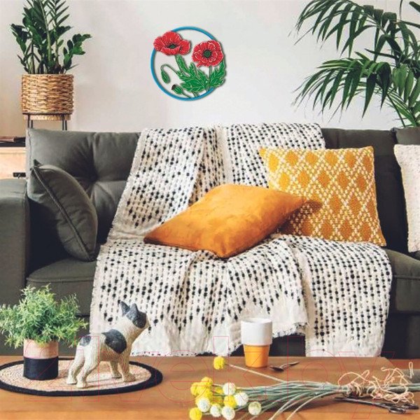 Изображение товара Набор для творчества Раскрась и подари Композиция. Полевые цветы / Dr-1016