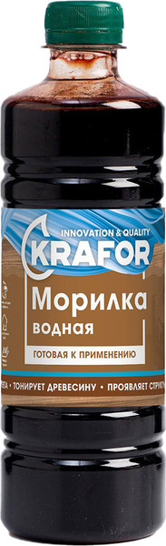 Изображение товара Морилка Krafor Водная (500мл, орех)