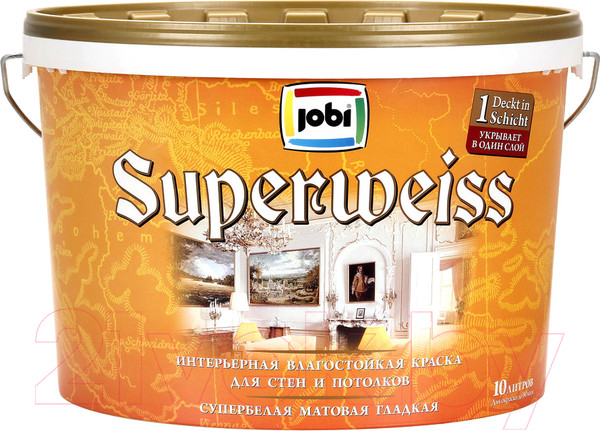 Изображение товара Краска Jobi Superweiss (10л)