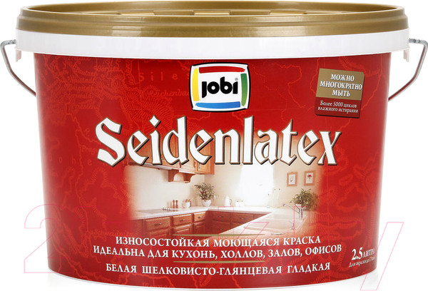 Изображение товара Краска Jobi Seidenlatex (2.5л)
