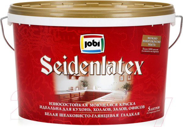 Изображение товара Краска Jobi Seidenlatex (5л)