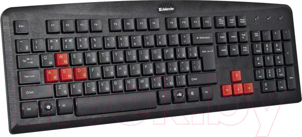 Изображение товара Клавиатура Defender Warhead GK-1100 / 45700 (черный)