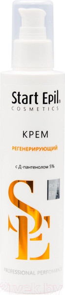 Изображение товара Крем для лица Aravia Start Epil регенерирующий с Д-пантенолом 5% (200мл)