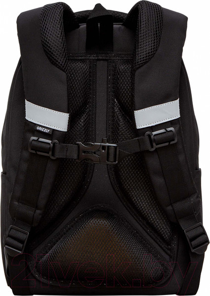 Изображение товара Школьный рюкзак Grizzly RB-452-5 (черный/хаки)