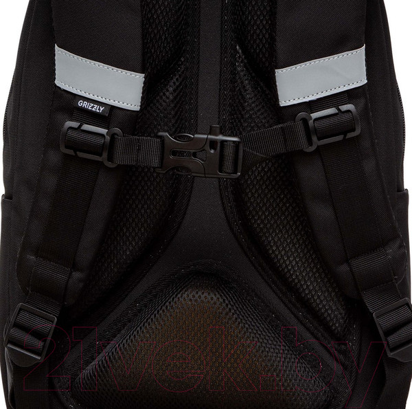 Изображение товара Школьный рюкзак Grizzly RB-452-5 (черный/хаки)