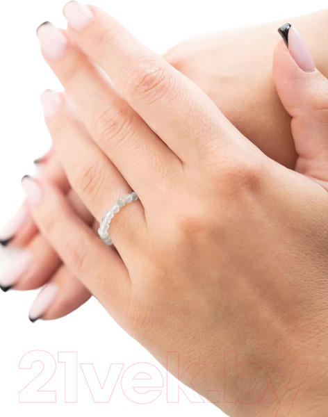 Изображение товара Кольцо Wolves Циркон 5579 (р.16-17, белый)