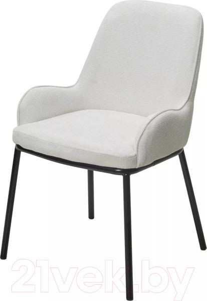 Изображение товара Стул M-City Brio / 629M05643 (cato-01 белый фактурная ткань/черный)