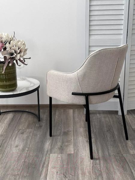 Изображение товара Стул M-City Wilson / 629M05430 (daly-02 светло-бежевый ткань/черный)