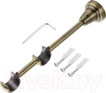 Изображение товара Кронштейн для карниза Lm Decor Двойной YB007 D19/19мм (антик)