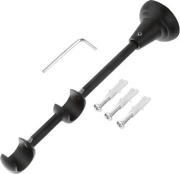 Изображение товара Кронштейн для карниза Lm Decor Двойной YB007 D19/19мм (черный матовый)