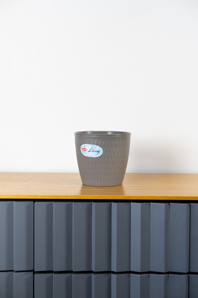 Изображение товара Кашпо Stefanplast 87301 (серый)