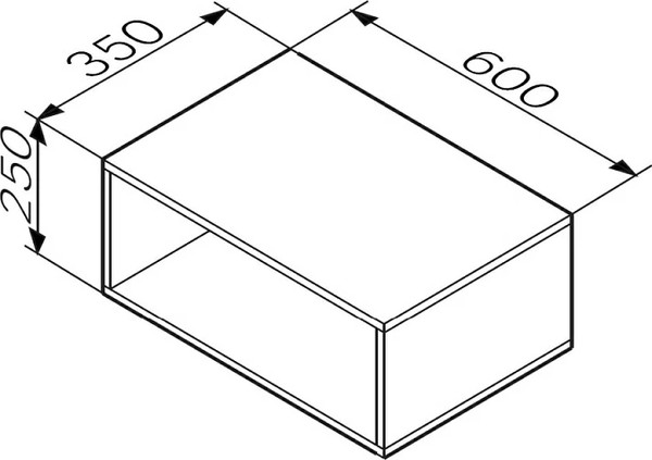 Изображение товара Ниша для мебели в ванную AM.PM M8FOH0601WM (белый матовый)