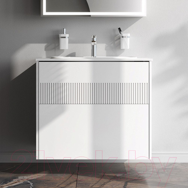 Изображение товара Тумба под умывальник AM.PM Func M8FFUX0802WM (белый матовый)