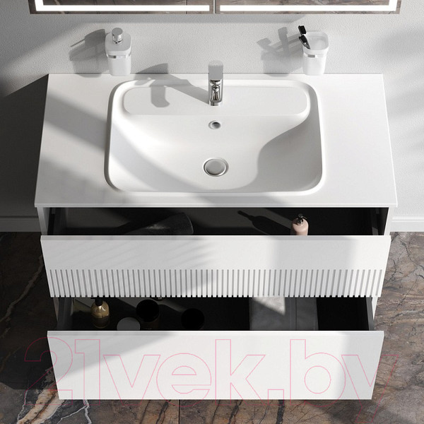 Изображение товара Тумба под умывальник AM.PM Func M8FFUX1002WM (белый матовый)