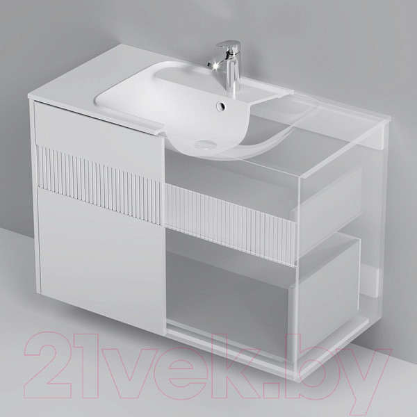 Изображение товара Тумба под умывальник AM.PM Func M8FFUX1002WM (белый матовый)