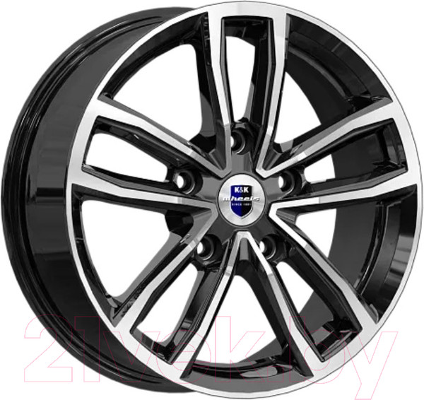 Литой диск K&K Каланг 17x6.5" 5x114.3мм DIA 67.1мм ET 45мм Алмаз черный — фото 3