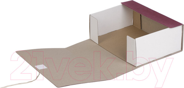 Изображение товара Коробка архивная Staff 126901 (бордовый)