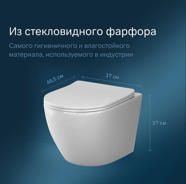 Изображение товара Унитаз подвесной AM.PM Like AquaSpin C801900SC