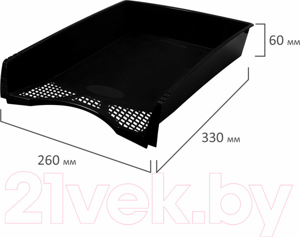 Изображение товара Лоток для бумаг Staff Profit / 237269 (черный)