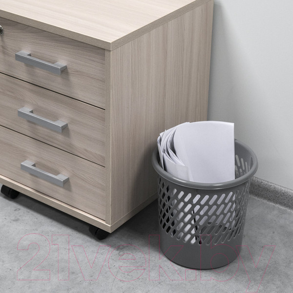 Изображение товара Корзина для бумаг Staff Basic / 237918 (серый)