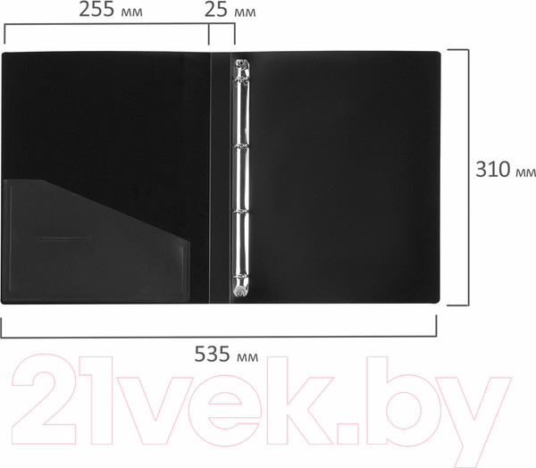 Изображение товара Папка для бумаг Brauberg Extra / 270482 (черный)