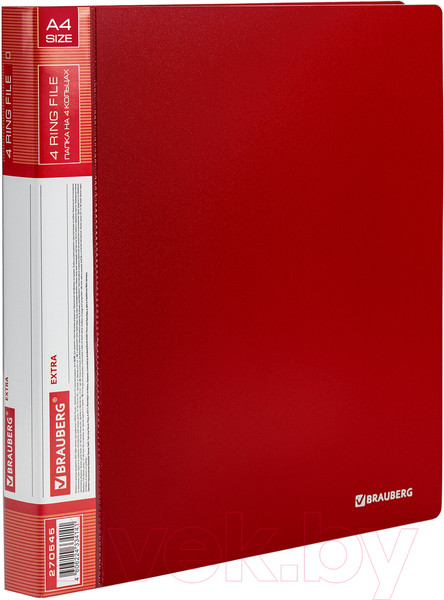 Изображение товара Папка для бумаг Brauberg Extra / 270545 (красный)
