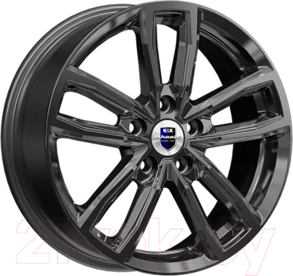 Изображение товара Литой диск K&K Каланг 17x6.5" 5x139.7мм DIA 98.1мм ET 40мм Дарк платинум