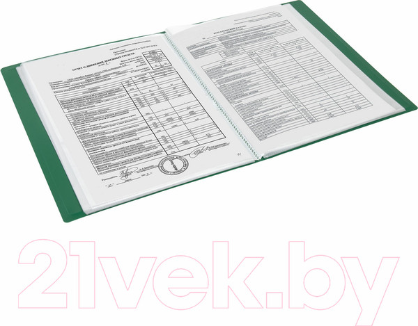 Изображение товара Папка для бумаг Brauberg Office / 271330 (зеленый)