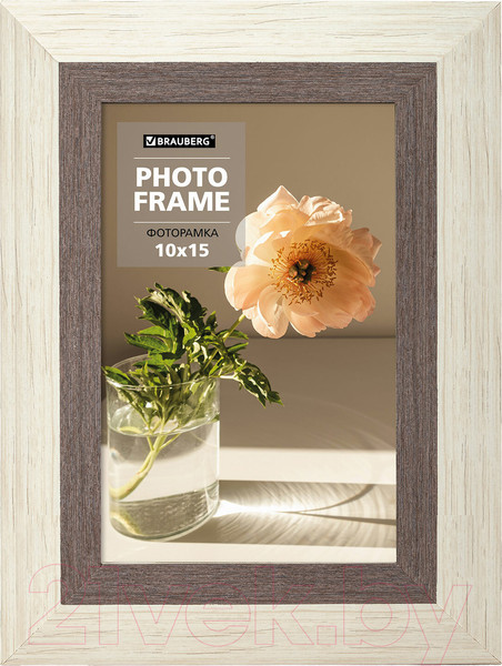 Изображение товара Рамка Brauberg Lambert / 391249 (слоновая кость/капучино)