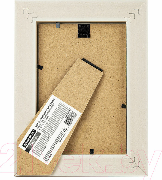 Изображение товара Рамка Brauberg Lambert / 391249 (слоновая кость/капучино)