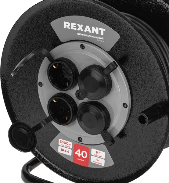 Изображение товара Удлинитель на катушке Rexant 13-5012