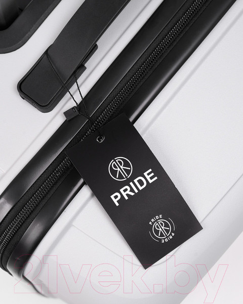 Изображение товара Чемодан на колесах PRIDE РР-9702 (M, белый)