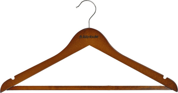 Изображение товара Набор деревянных вешалок-плечиков Attribute Status AHO231 (3шт)