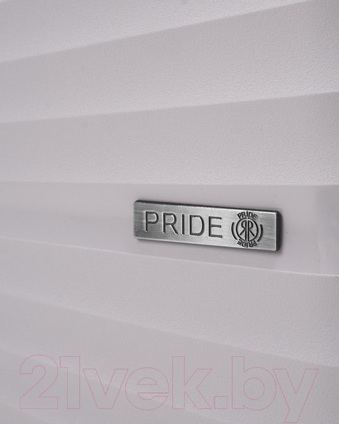 Изображение товара Чемодан на колесах PRIDE РР-9702 (S, белый)