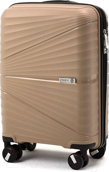 Чемодан на колесах PRIDE РР-9702 (S, кофейный)