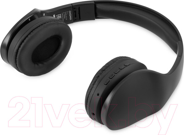 Изображение товара Беспроводные наушники Digma BT-17 (черный)