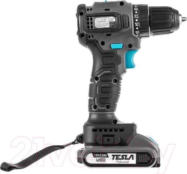Изображение товара Аккумуляторная дрель-шуруповерт Tesla TCD12BL / 834528
