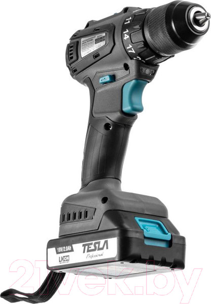 Изображение товара Аккумуляторная дрель-шуруповерт Tesla TCD18BL / 840369
