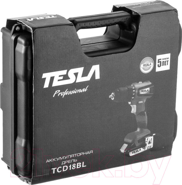 Изображение товара Аккумуляторная дрель-шуруповерт Tesla TCD18BL / 840369