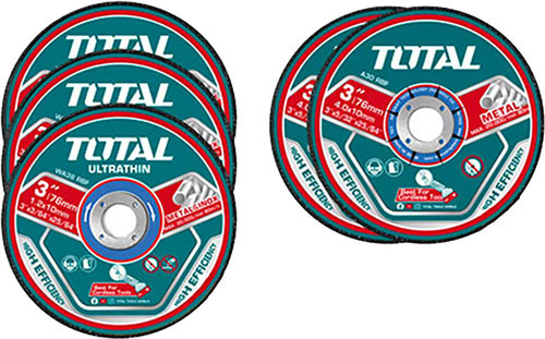 Изображение товара Набор отрезных, пильных дисков TOTAL TAC303768  (5шт)