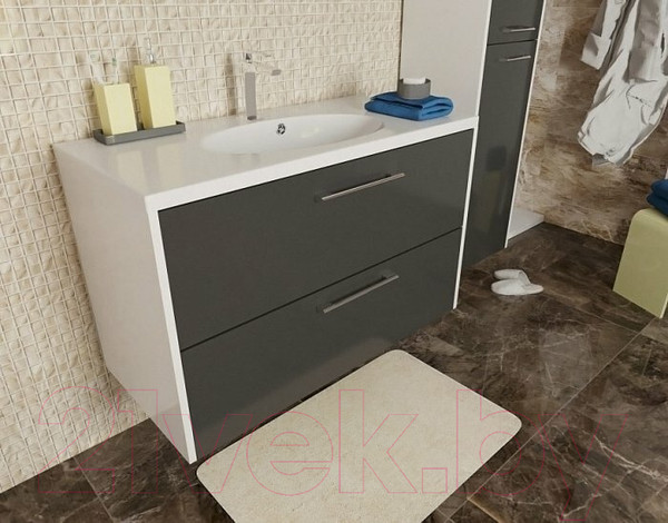 Изображение товара Умывальник Эстет Vegas 120 Silk без перелива (1200х450)