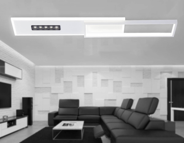 Изображение товара Люстра Ambrella LineTech FL51453 WH/BK (белый/черный)