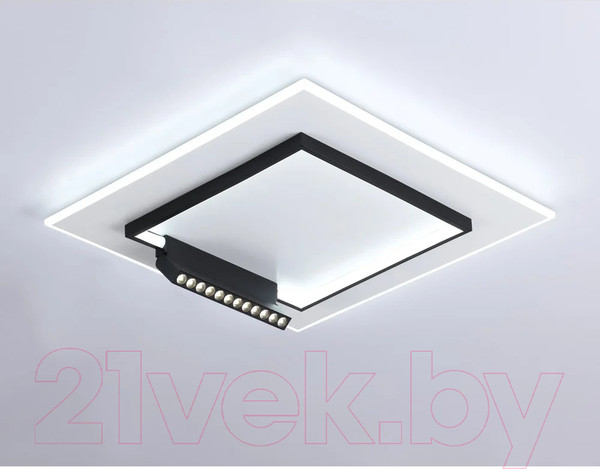 Изображение товара Потолочный светильник Ambrella Comfort FL51455/1+1 WH/BK (белый/черный)